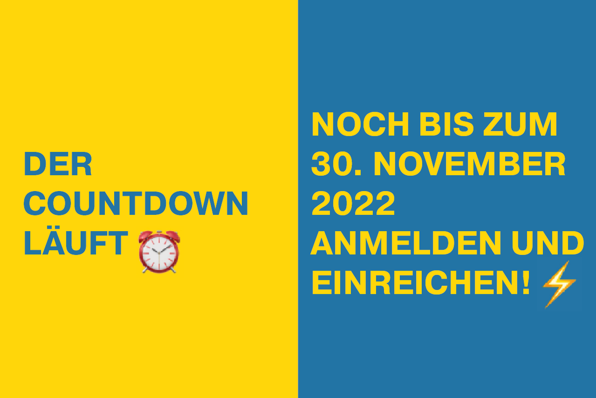 Jugend Innovativ Der Countdown Läuft Noch Bis 30 November Projekt Einreichen Und Projekt 3056